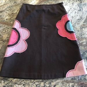 Boden Embroidered Skirt